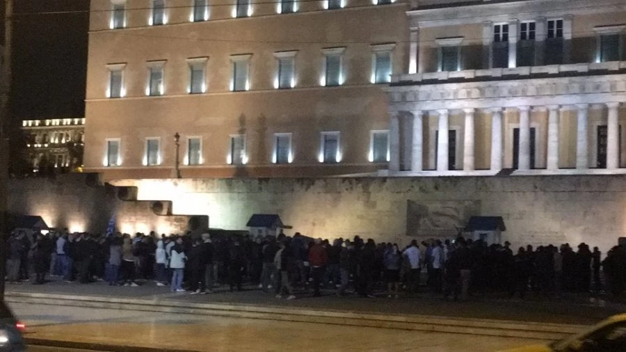 Συγκέντρωση διαμαρτυρίας για τον Κατσίφα στο Σύνταγμα (βίντεο)